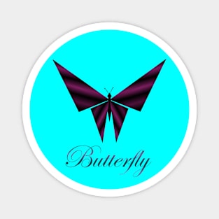 Metallic butterfly Magnet